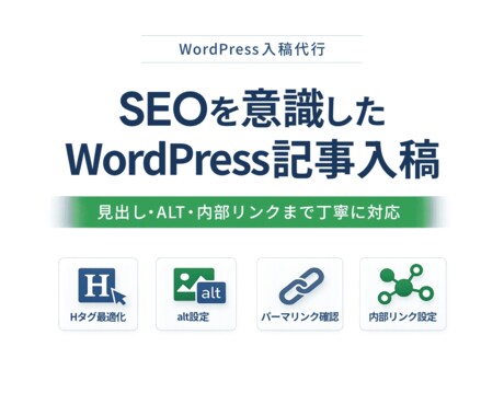 WordPress記事の投稿・更新を代行します SEOの基本をしっかり押さえた丁寧な入稿 イメージ1