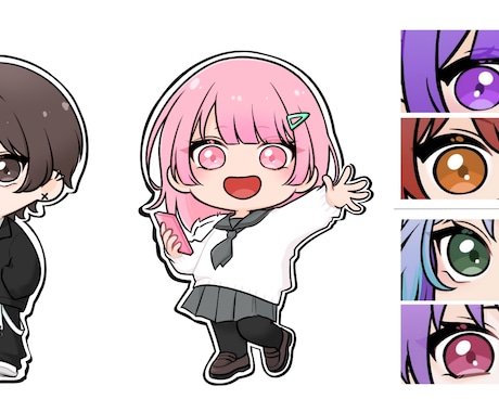 イラスト制作します 商用利用◎アイコンや動画に！可愛いキャラクターお描きします イメージ1