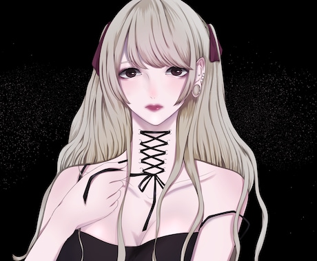 ダークで美しい!SNS等のアイコン描きます 実績多数!あなただけのイラスト! イメージ2