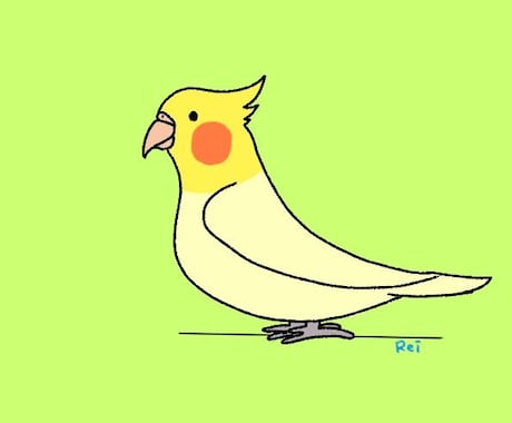 可愛い鳥さんのイラスト描きます ペットの鳥、あなたの好きな鳥のイラストをポップに作成します。 イメージ1