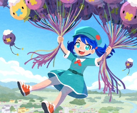 SNSアイコンなど！絵本風のイラストを描きます あなたの大切な1枚を心がほっとする絵本の世界に仕上げます！ イメージ1