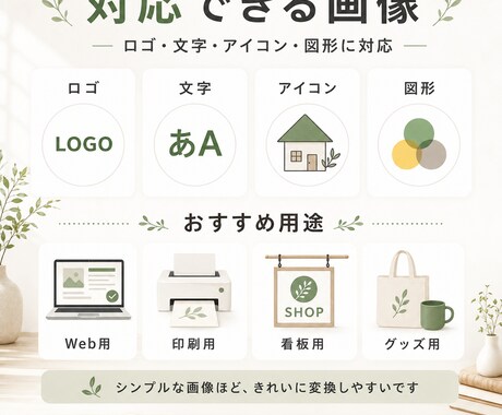 画像をAI・SVGベクター化します ロゴ・文字・イラストを使いやすい形式へ イメージ2
