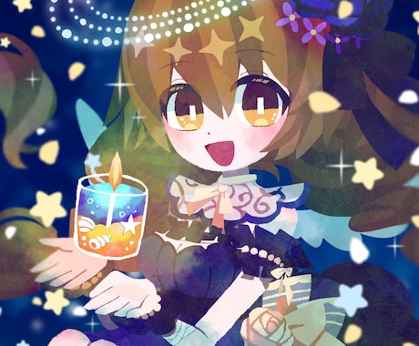 商用OK！絵本のようなポップなイラストお描きします アイコンやサムネ、グッズなどに！ イメージ2