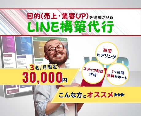 毎月3名限定！オリジナル公式LINEを構築します #構築代行 #シナリオ設計 #分岐設定 #LINE自動化 イメージ1