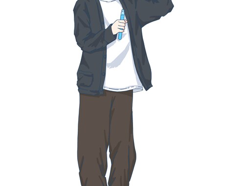 お写真をイラストにします 記念日やプレゼントにも！パートナーさんとの似顔絵制作します！ イメージ2