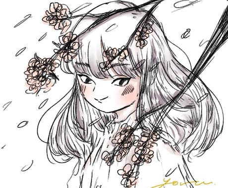 似顔絵もOK。可愛いイラストお描きします SNSのアイコンなどにぴったりな可愛いイラストお描きします。 イメージ1