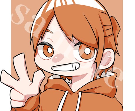 デフォルメアイコン描きます 1000円からデフォルメアイコン描きます！ イメージ2