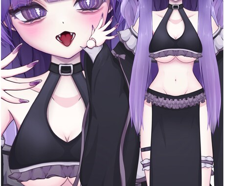 Vtuber向け2Dモデルの全行程を制作します イラストからモデリングまで全て制作いたします！ イメージ2