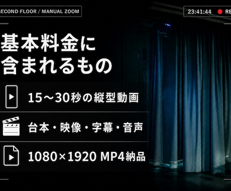 AIホラーの縦型ショート動画を丸ごと制作します 台本・映像・字幕・音声まで一括対応 イメージ2