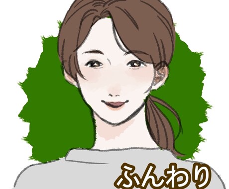 雰囲気のある♡似顔絵イラスト格安で作成します ♡クール、かわいいなどリクエスト対応◎ イメージ2