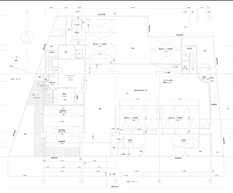 手書き図面をCAD化・PDF化に作成致します 建物の手書き図面をデータ化して、　改修時の参考図・施工図に。 イメージ2