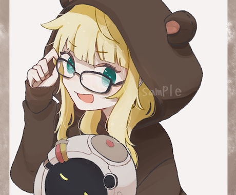 SNSのかわいいアイコン用イラストを描きます TwitterやYoutube、LINEなどにどうぞ！ イメージ1