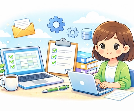 丁寧なデータ入力代行を行います イメージ1