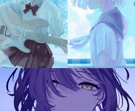 イラスト制作いたします 歌ってみたのMV、グッズ等お受けしております イメージ2