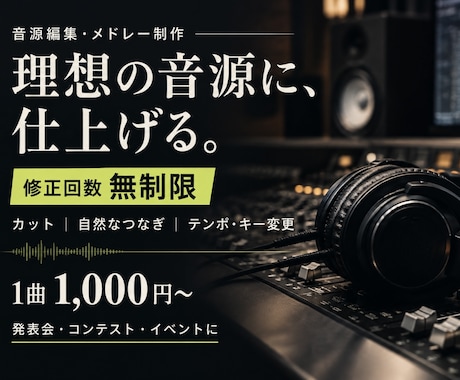修正無制限：理想通りの曲編集します イメージ1