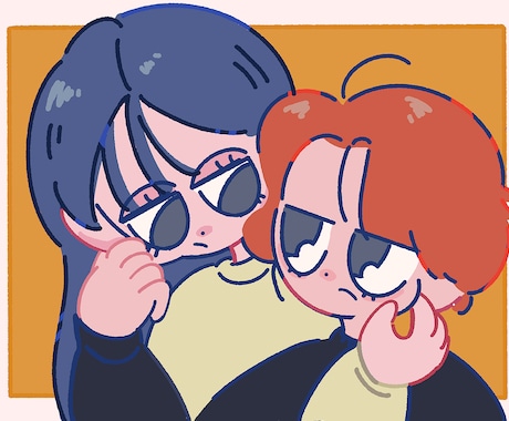 ゆるくてアンニュイなイラストをお描きします