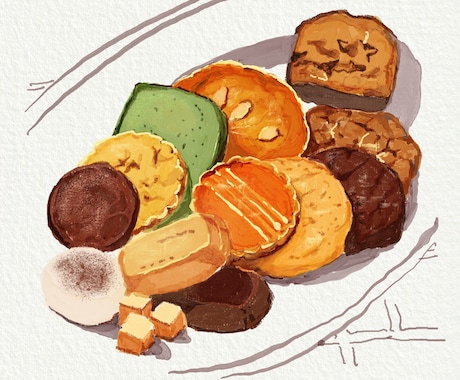 フードイラストます 美味しそうな食べ物・飲み物のイラスト イメージ2