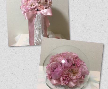 ブーケや記念のお花をドライフラワーに加工します 【！要事前連絡】♡︎ʾʾお花を綺麗なまま残しませんか♡︎ʾʾ イメージ2