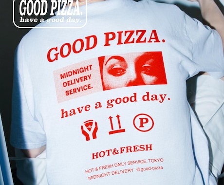 ロゴ＋Tシャツグラフィックを制作します イメージ1