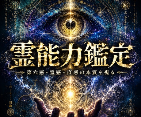 あなたに眠る霊能力を開花、覚醒させます 霊感・直感・共感力・予知・癒しの力を霊視で読み解く イメージ1