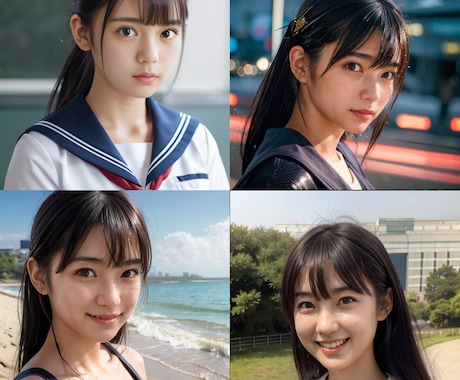３枚の元画像からでもSDのLoRAを作成します 生成したサンプル画像でご満足頂けない場合料金不要‼️ イメージ2