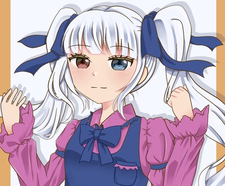 アイコン、ヘッダー、一枚絵、ちびキャラ描きます 貴方だけの可愛い女の子のキャラ描きます！ イメージ2
