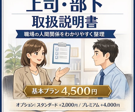 上司・部下の取扱説明書をPDFで作成します 上司・部下との“正解がわからない”を、見える形に。 イメージ1