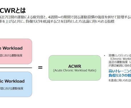 スポーツ選手の負荷管理用ツールを販売します ACWR理論で運動負荷を管理し、負傷リスクを軽減するツール イメージ2