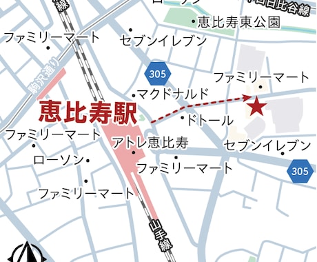 MAP　シンプルで使いやすい地図のデザインします イメージ1