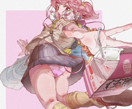 即日対応、高品質！一枚絵イラスト描きます 希望の絵柄に柔軟に対応！あなたのイメージをカタチに！ イメージ2