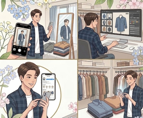 服コーデなと相談のります なんでもお気軽に相談してみてください イメージ2