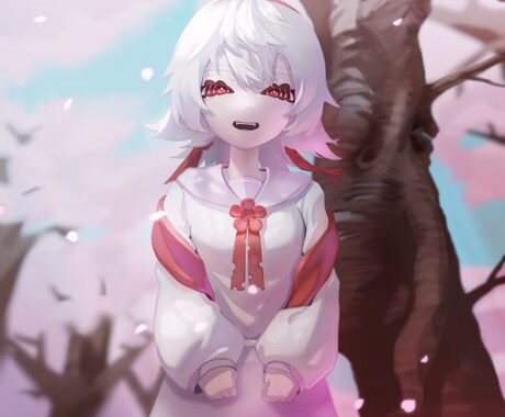 一枚絵を作成いたします 独特の風味のある、様々な用途のイラストを作成いたします。 イメージ2