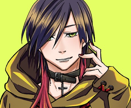 SNSアイコン制作します かっこいい女の子や男の子のアイコンイラストをお描きします イメージ2