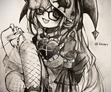 SNSアイコン等に使える絵を制作します あなただけのオリジナルキャラをいつもSNSのアイコンに❣️ イメージ2