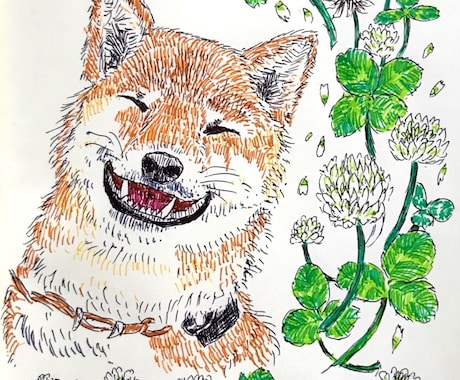動植物や虫を描きます ボールペンならではの味わいをお楽しみください イメージ1