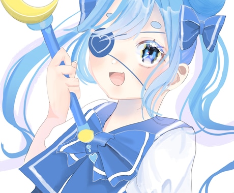 とびきりキラキラの可愛い女の子を描きます 透明感満載の目を惹くキラキラ瞳の女の子を描きます イメージ2