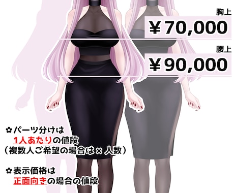 真横向き可能！イラストからモデリングまで承ります お見積り・ご相談だけでもOK！ イメージ2
