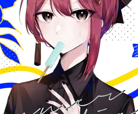 イラスト/SNSアイコン描きます 厚塗り風・綺麗めな絵がお好きな方へ イメージ1
