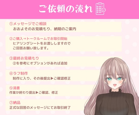 Vtuber応援！ファンを魅力するイラスト描きます SNS映え間違いなしのイラストでリスナーの心を掴みたい方へ イメージ2