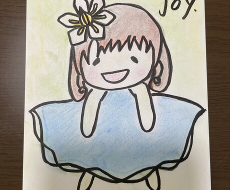 あなたの心に宿る小さな妖精さんを描きます チャネリングしながらポストカードに仕上げます。 イメージ2