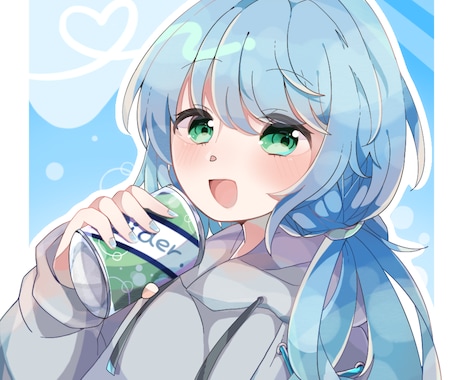 かわいい一枚絵、アイコン等描きます かわいいをカタチに*お急ぎ便も可能です○ イメージ2