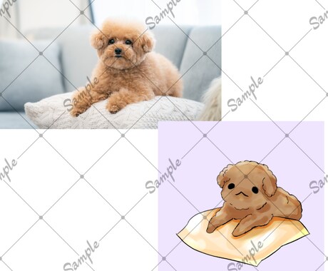 ペットや好きな動物のデフォルメアイコン描きます デフォルメでゆるかわなシンプルでかわいいアイコンです！ イメージ2