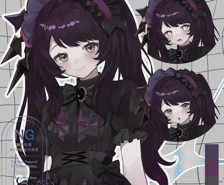 商用利用込！かわいい女の子描きます 急いでいる方必見！最短3日程度で納品できます♪ イメージ2