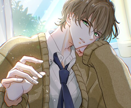 あなただけのかわいい・かっこいいお描きします ☆キャラクターシート・ココナラプロフィール画像にも イメージ1