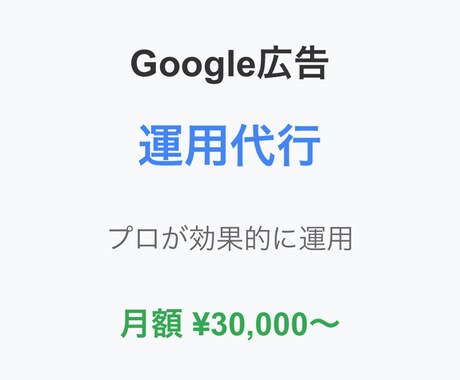 現役マーケターがGoogle広告を最適に運用します Google広告をプロが最適化して運用！ イメージ1