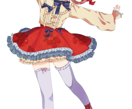TRPG立ち絵作成します 繊細な線画と透明感のある塗りで素敵な立ち絵に イメージ1