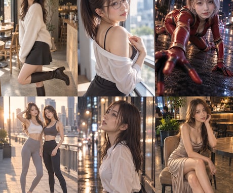 AI美女・美男子のプロンプト作成を簡単にします スマホで選んでコピペするだけの買い切り型ツール イメージ2