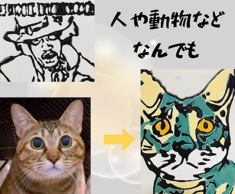 写真から直筆絵画を制作します 色指定OK｜写真から唯一の作品に イメージ2