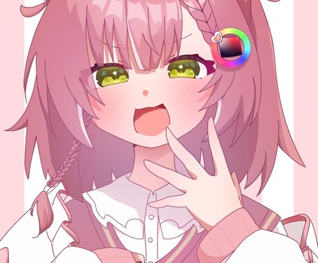 とびきり可愛いイラスト描きます 立ち絵やアイコンが欲しい人にうってつけな魔法のイラストです! イメージ2