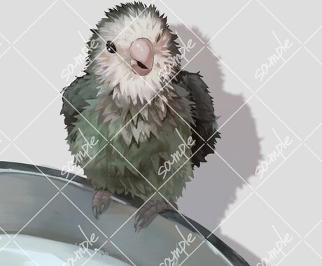 手軽な値段で高クオリティなイラストを制作します ペットにキャラクター、人物も！ イメージ1